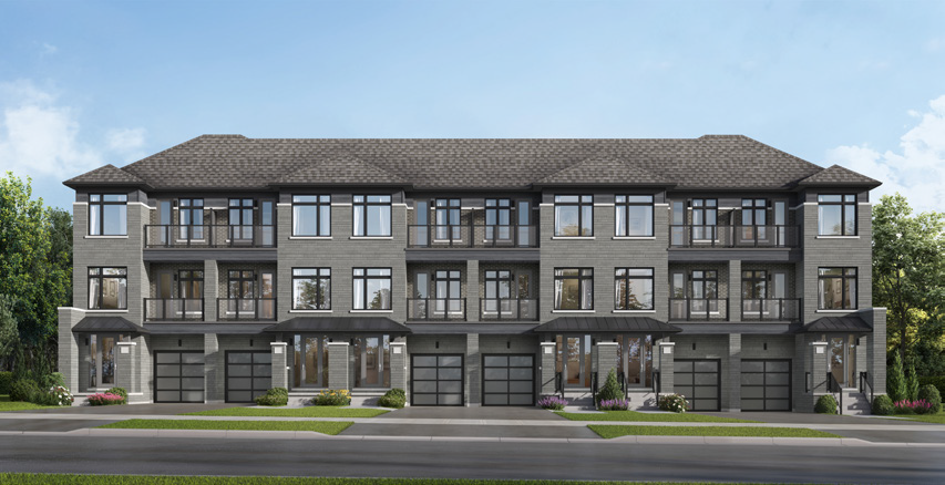3-Storey Traditional townhomes at Thornhill Trails